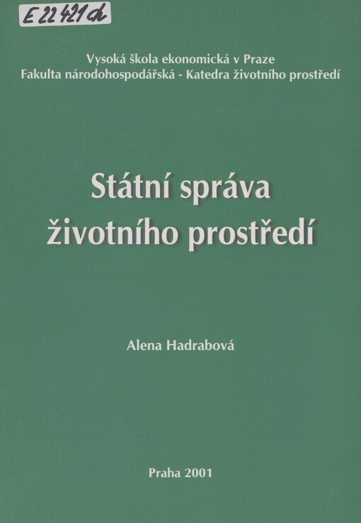 Státní správa životního prostředí