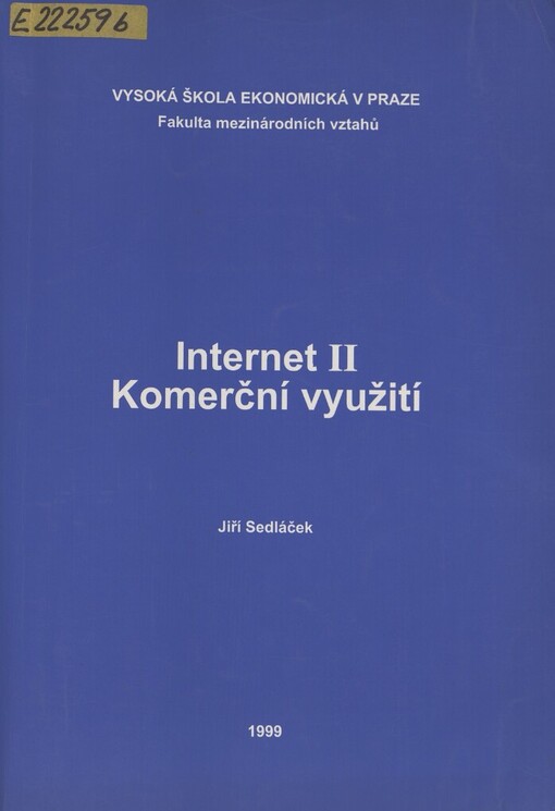 Internet II :komerční využití