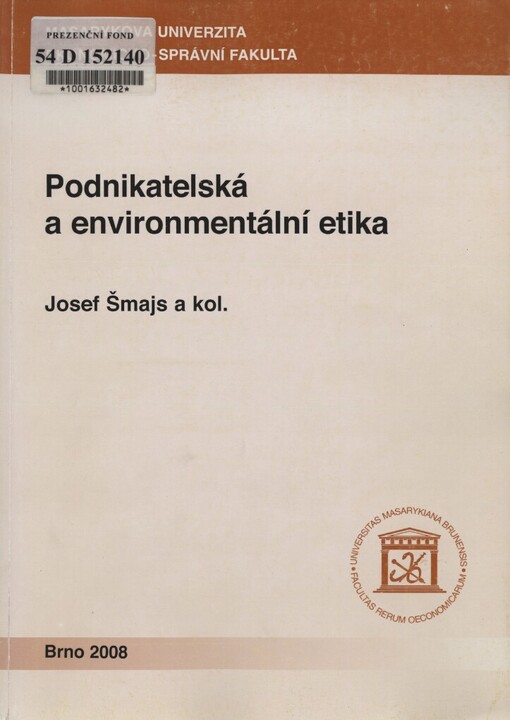 Podnikatelská a environmentální etika
