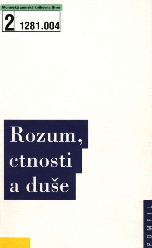 Rozum, ctnosti a duše