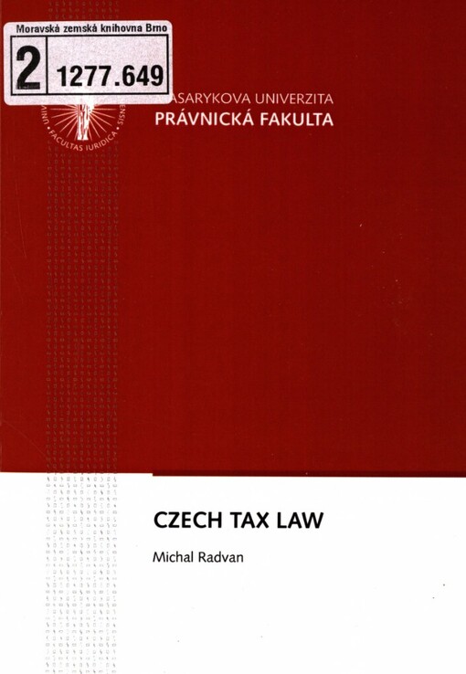 Czech tax law