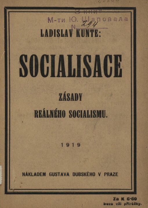 Socialisace :zásady reálného socialismu