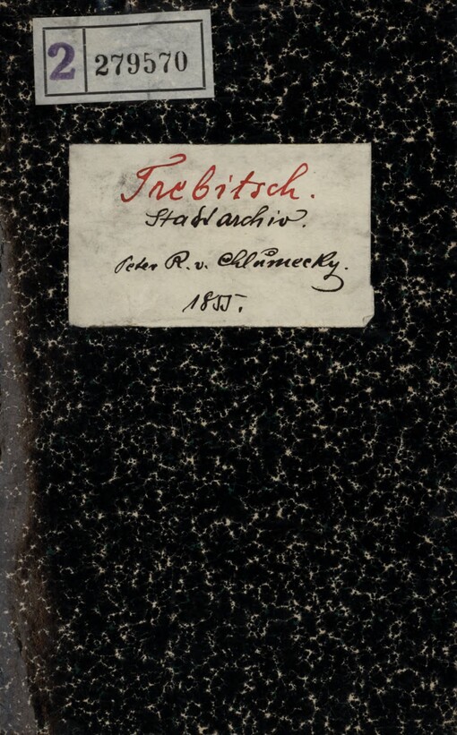 Das Trebitscher Stadtarchiv