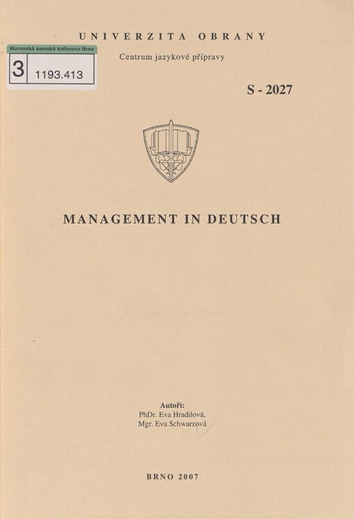 Management in Deutsch