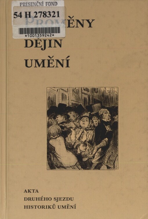 Proměny dějin umění: akta druhého sjezdu historiků umění