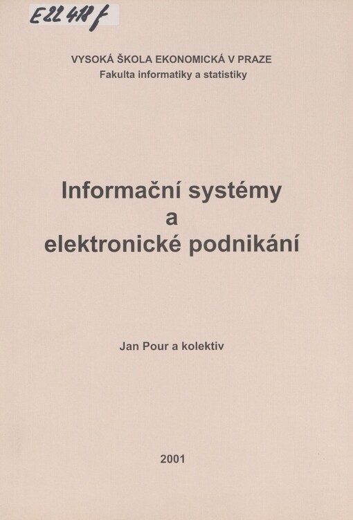 Informační systémy a elektronické podnikání