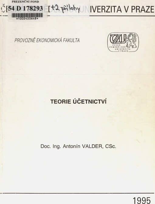 Teorie účetnictví