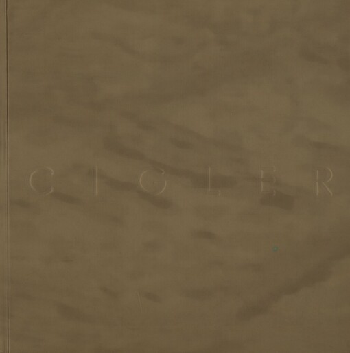 Václav Cigler: Caterina Tognon Arte Contemporanea, Campo San Maurizio & Palazzo da Ponte Istituto Veneto di Scienze, Lettere ed Arti, Giardino di Palazzo Cavalli Franchetti : Benátky, Itálie, [1. dubna - 29. září 2007] = Venice, Italy, [April 1st - September 29th 2007] = Venezia, Italia, [1 Aprile - 29 Settembre 2007