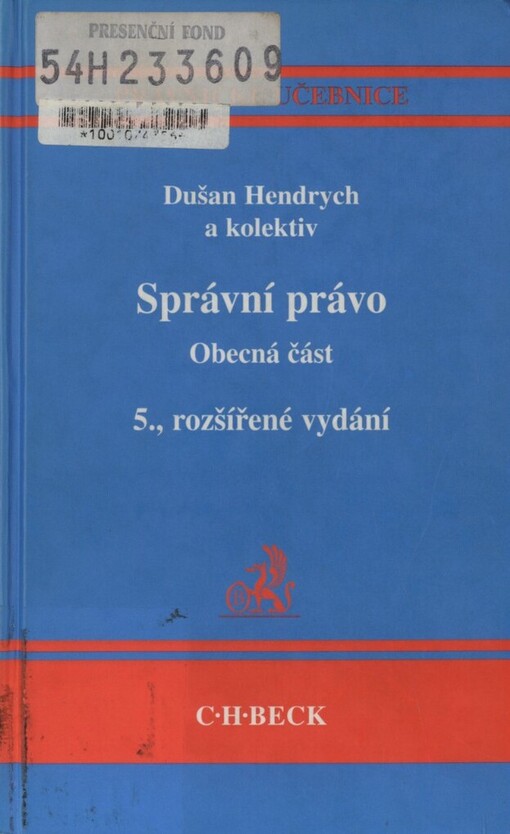 Správní právo: obecná část