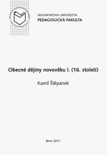 Obecné dějiny novověku I. (16. století)
