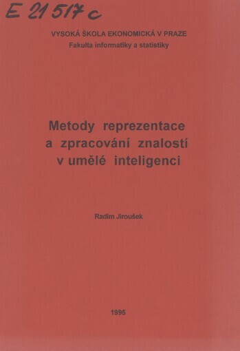 Metody reprezentace a zpracování znalostí v umělé inteligenci