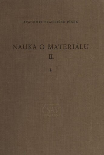 Nauka o materiálu II