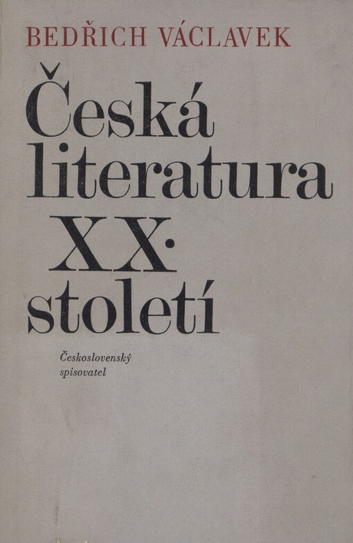 Česká literatura XX. století