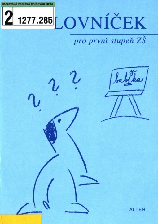 Slovníček pro první stupeň ZŠ