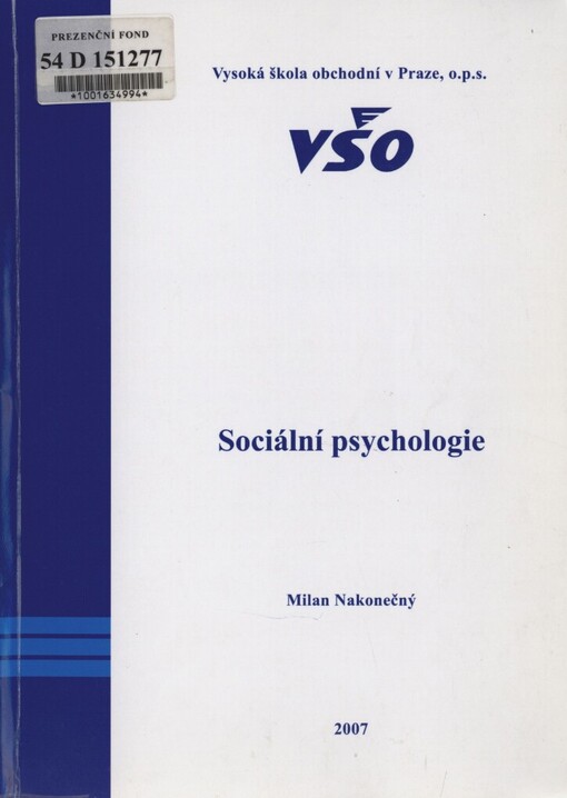 Sociální psychologie