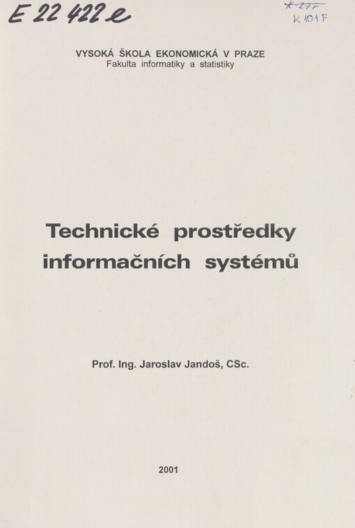 Technické prostředky informačních systémů