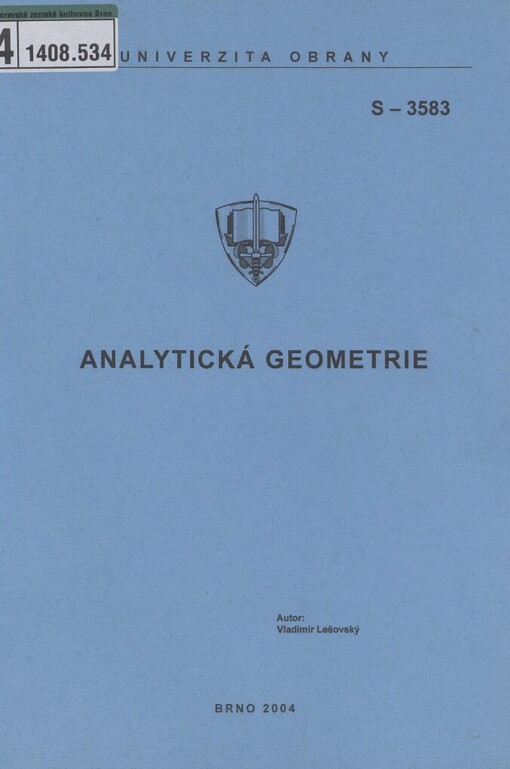 Analytická geometrie