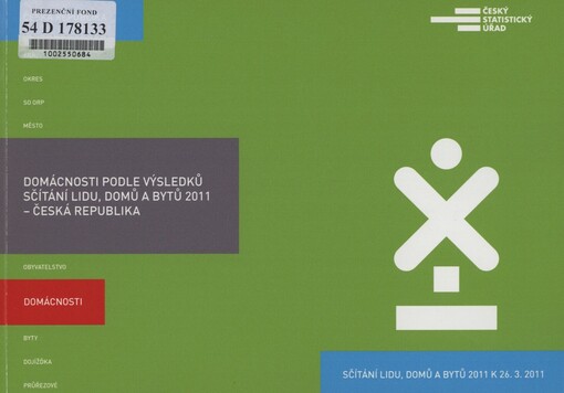 Domácnosti podle výsledků Sčítání lidu, domů a bytů 2011 - Česká republika
