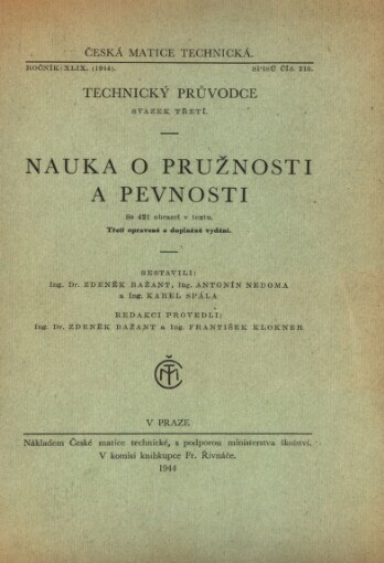 Nauka o pružnosti a pevnosti