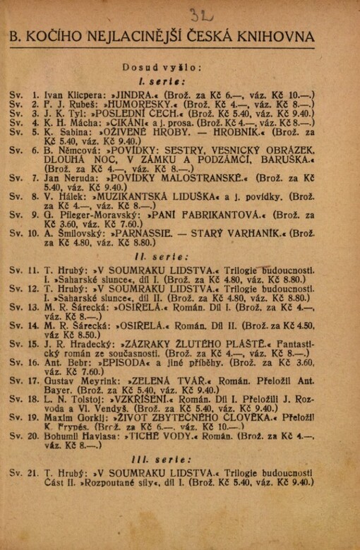 Z Prahy a venkova: dvacet humoristických prací