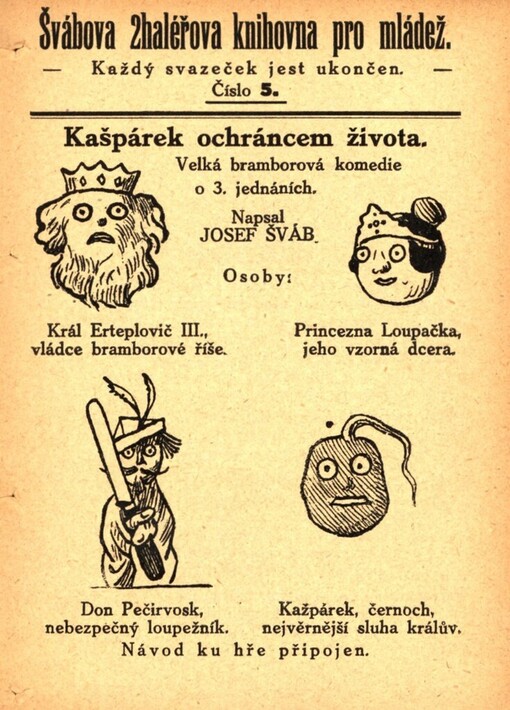 Kašpárek ochráncem života :velká bramborová komedie o 3 jednáních