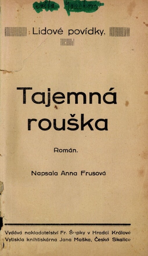 Tajemná rouška: román