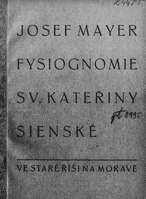 Fysiognomie svaté Kateřiny Sienské