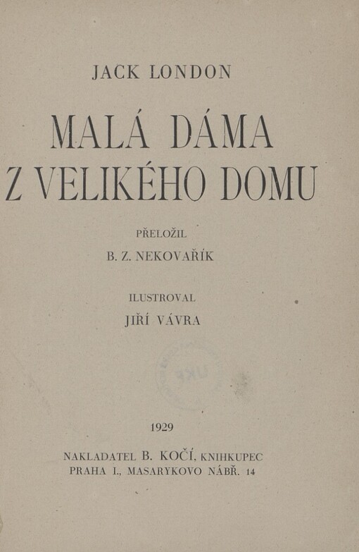 Malá dáma z velikého domu