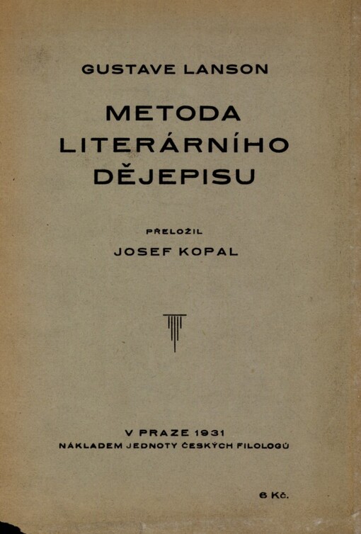 Metoda literárního dějepisu