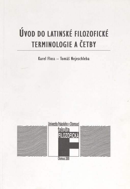Úvod do latinské filozofické terminologie a četby