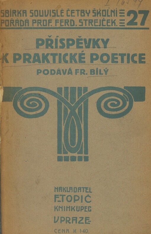 Příspěvky k praktické poetice