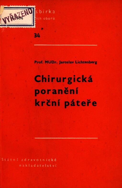 Chirurgická poranění krční páteře