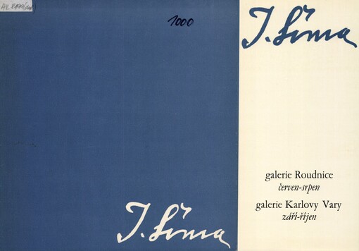 J. Šíma: [katalog výstavy, Roudnice nad Labem, červen-srpen [a] Karlovy Vary, září-říjen 1981