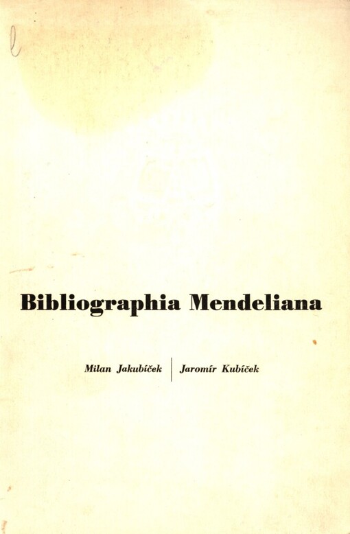 Bibliographia Mendeliana