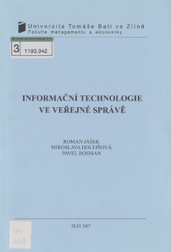Informační technologie ve veřejné správě