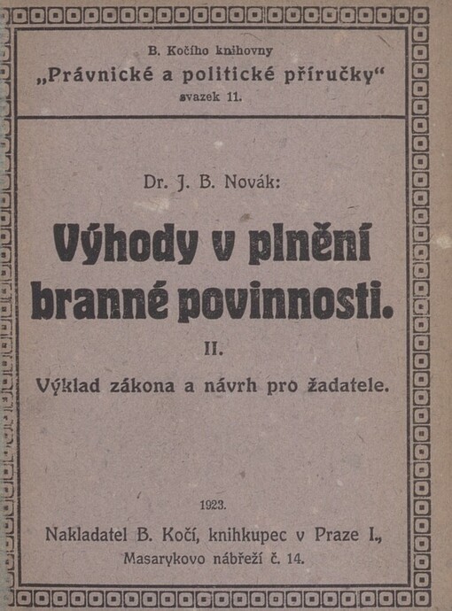 Výhody v plnění branné povinnosti