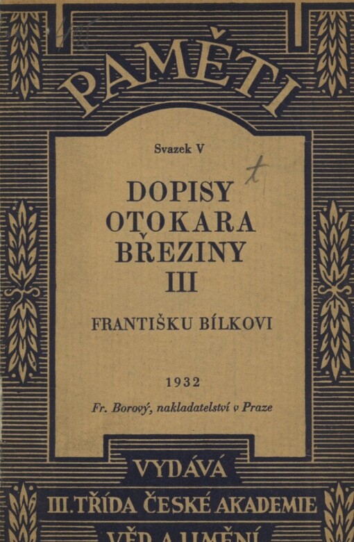 Dopisy Otokara Březiny
