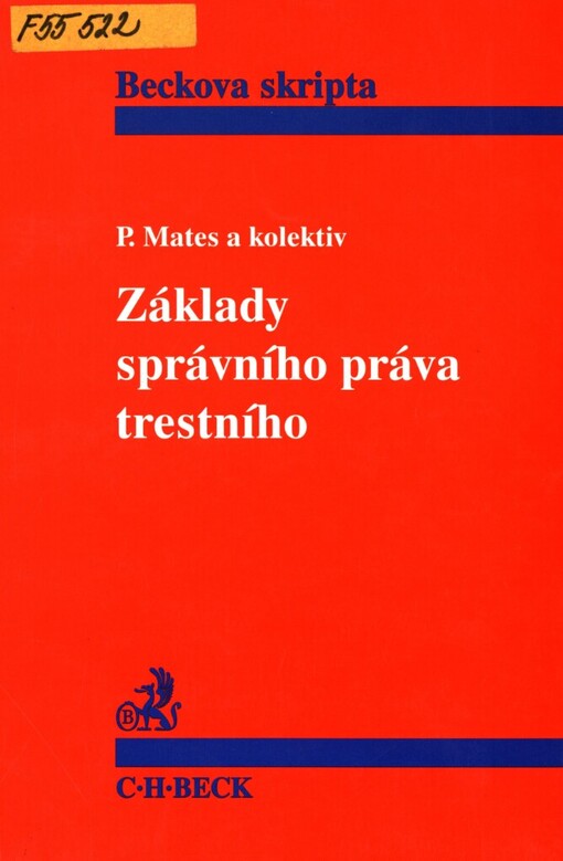 Základy správního práva trestního