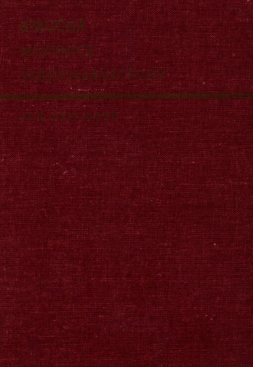 Stručná mluvnice srbocharvátštiny