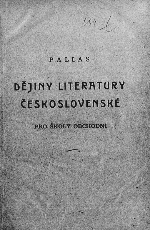 Dějiny literatury československé pro školy obchodní