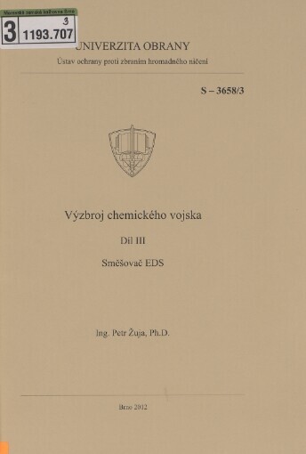 Výzbroj chemického vojska.Díl III,Směšovač EDS