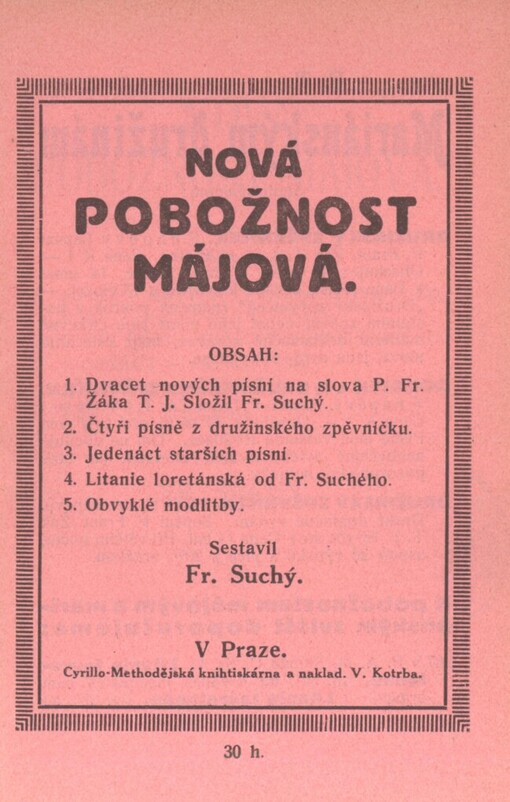 Nová pobožnost májová