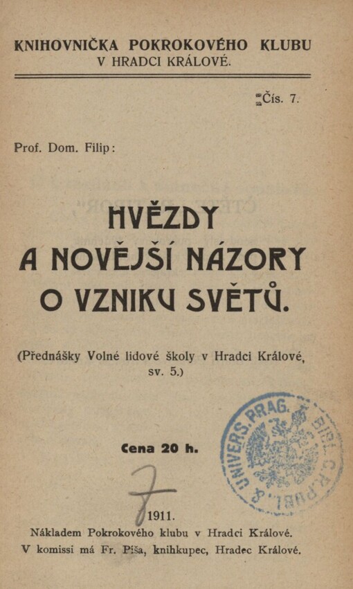 Hvězdy a novější názory o vzniku světů