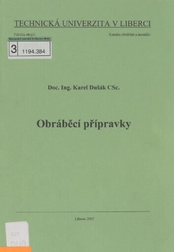 Obráběcí přípravky