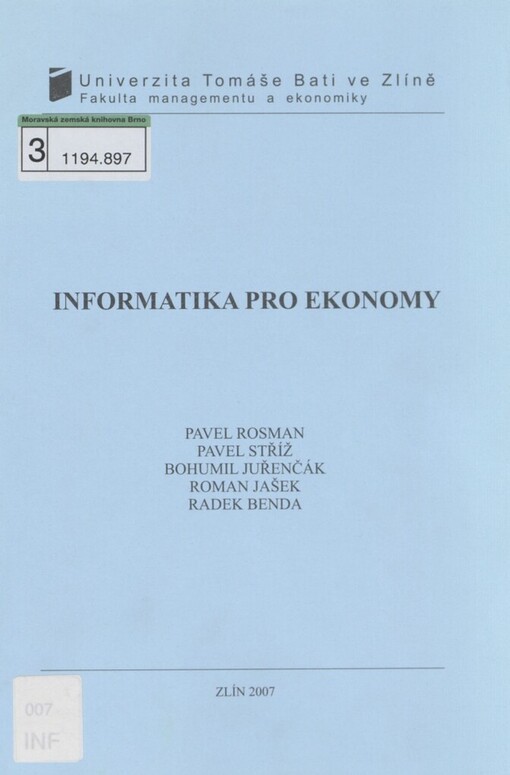 Informatika pro ekonomy
