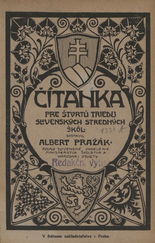 Čítanka pre štvrtú triedu slovenských stredných škol