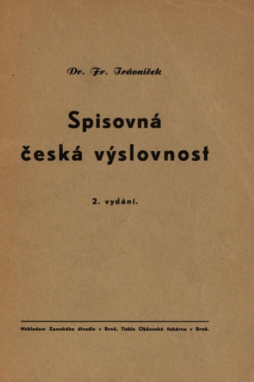 Spisovná česká výslovnost