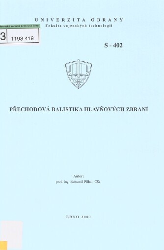 Přechodová balistika hlavňových zbraní
