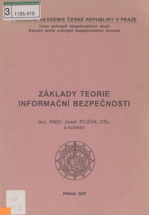 Základy teorie informační bezpečnosti