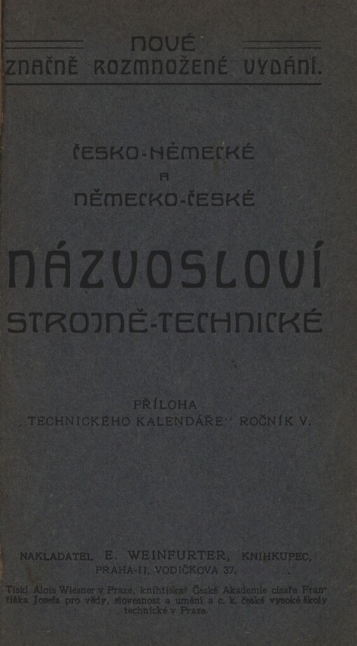 Česko-německé a německo-české strojně-technické názvosloví